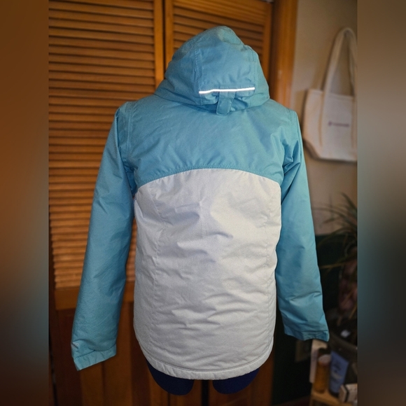 Columbia Kids' Blue and Gray Winter Jacket - Picture 3 of 7